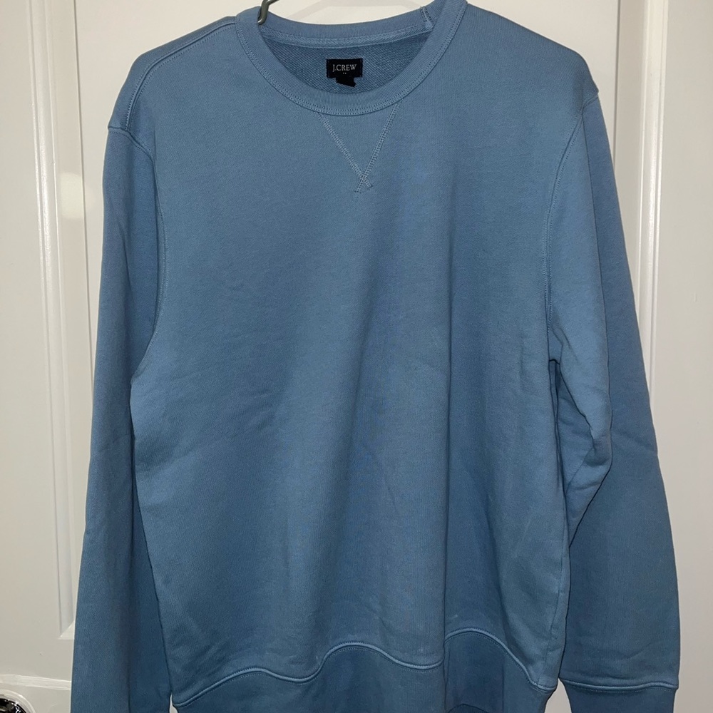 J Crew Light Blue Pullover/Sweatshirt